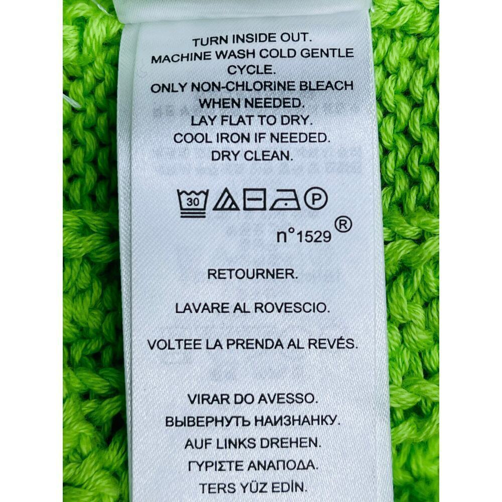 Lauren Ralph Lauren Black Label Aran knit Riviera Green Sweater size PS NWT - Picture 11 of 11